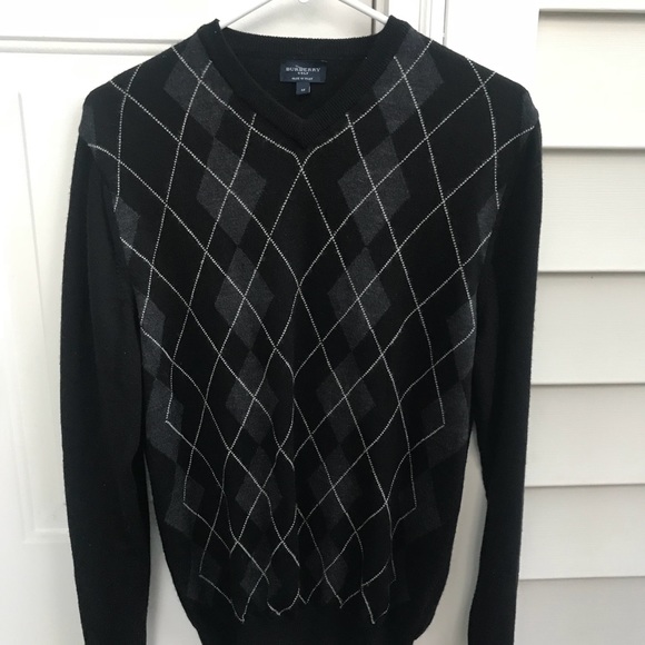 burberry golf sweater